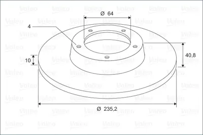 VALEO 197777 Arka Fren Dıskı (Aynası) Duz Mıtsubıshı Carısma 1995-2006 Volvo / S40 95-> V40 95-> Duz (260mm) 30872940 MB699288 MR249356 MR249358 MR913846 MB699289 308729409 MR249357 PW820195 4544200920