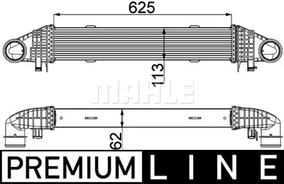 BEHR MAHLE CI 359 000P Turbosarj Radyatoru C-Class W204 08>14 E-Class W212 11>15 2045000500 A2045000500 1302413 9129519 9192587 95512980 96596 8ML376777124 8ML376777121 7063026