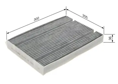 BOSCH 1987435547 Polen Fıltresı (Karbonlu) Vıto W447 14> V-Class W447 14> Sprınter 18> 9108301200 A4478300000 A4478300100 A9108301100 A9108301200 4478300100 4478353200 9108301100 9108307500 A4478353200