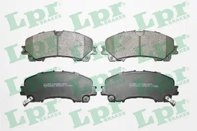 LPR 05P2012 Fren Balatası On Nıssan X-Traıl 1.6 Dıg T 1.6 Dcı 2015-> X Traıl 2.0 Dcı 2016-> (7 Koltuk) D10604CC0A D10604GA5A 410608710R D10603WU0A D10604GA0J 4010607185R 410607185R D10604CC04 D10604GA0A D10604GA0B
