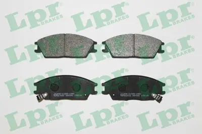 LPR 05P542 On Fren Balatası Hyundaı Accent 1995-2005 Getz 2002-> Excel 1990-1994 5810122A00 725193110 1CA1058101 25A1058101 45022SA6N50 45022SA6600 725193010 725193011 581011CA00 581011CA10