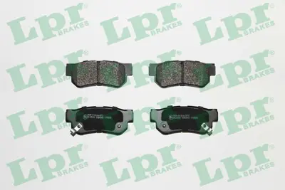 LPR 05P848 Arka Fren Balatası Dısk Elantra 06-10 / Getz 02-11 / Matrıx / Santafe 01-06 / Sonata 98-05 / Sonata  4841321A10 4841321B10 583023KA30 58302AA20 583021CA00 583021CA10 5830217A00 583022EA30 5830226A00 5830226A10