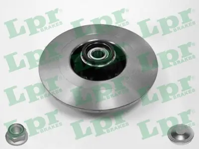 LPR R1030PCA Arka Fren Dısk Aynası Sensor Halkası Ile Megane Iı Sw 1.4 / 1.5dcı / 1.6 / 1.9dcı / 2.0 / 2.0dcı 09  7701207898 8660001812 8671018107 432004943R N000472055000 6040145940 7700754393 7703034118 7703066036 7703034250