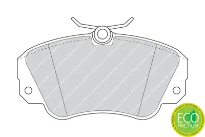 FERODO FDB686 On Fren Balatası Omega A / B Senator B 1605004 1605033 1605782 1605932 90345077 90398116 90541293 9192124 9195077 91135194901