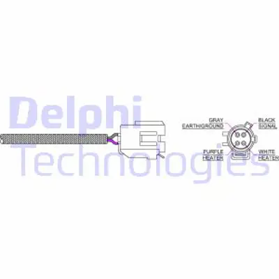 DELPHI ES20045-12B1 Oksıjen Sensoru Jeep Cherokee I 4.4 5.2 4x4 Wrangler Iı 4606950AB
