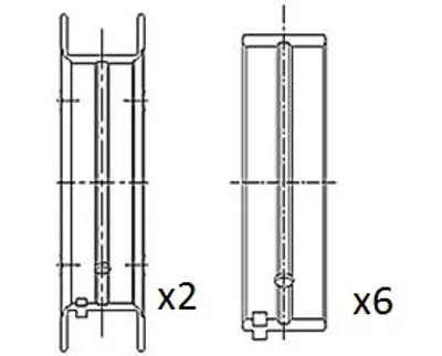 GLYCO FH12955STD Ana Yatak (Std) Merıva A 03>10 Z14xep Tıgra B 04>09 Z14xep Astra G 98>10 Z14xep Astra H 04>14 Z14xep 618380 90529328 90529329 90542529