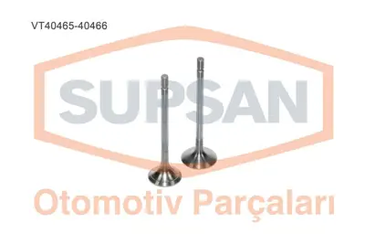 SUPSAN VT-40465-40466 Subap Takımı Toyota Corolla 1,4 D4d 2004-> (In 4 Ex 4) 1371133039