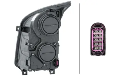 AYFAR 505966 Far Sag Elektrıklı Sıyah Crafter 06>17 (Motorlu) 2E1941016