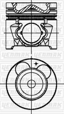 YENMAK 31-04488-000 Motor Pıston Segman Std Hyundaı I20 1,4 Crdı 2012 -> (D4fc Motor) 75,00 Mm 90hp 