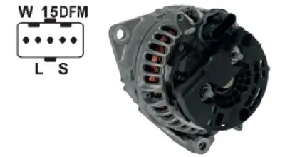 BOSCH 1986A01020 Alternator 28 V 150 Amper Mercedes-Benz Atego 2 1518, 1518 L Om 904.962 A0001507250