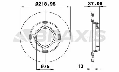 BRAXIS AE0578 On Fren Aynası Havalı Mazda 121 88-91 Prıde 91-> (219x4) DA0133251
