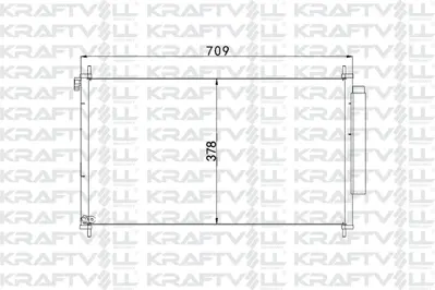 KRAFTVOLL 08060020 Klima Radyatoru Honda Crv 2.2 2.4 2012>