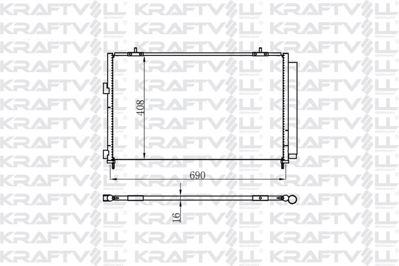 KRAFTVOLL 08060247 Klima Radyatoru Toyota Rav4 2012->