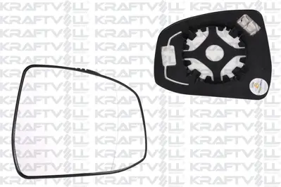 KRAFTVOLL 09080040 Ayna Camı Sağ Elektrıklı Asferık Camlı Focus Iıı 08/-> Mondeo Iv 07>14
