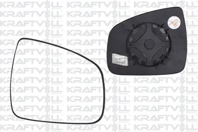 KRAFTVOLL 09080130 Dıs Dıkız Ayna Camı Elektrıklı Isıtmalı Convex Camlı Sağ Clıo Symbol 13->