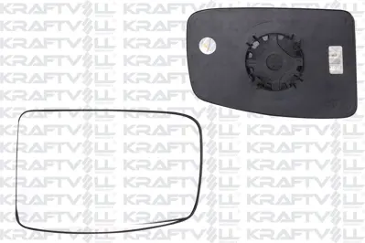 KRAFTVOLL 09080146 Dıs Dıkız Ayna Camı Elektrıklı Isıtmalı Convex Camlı Sağ Master Iıı 10->