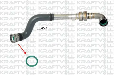 KRAFTVOLL 10031392 Turbo Hortum Contası Megane Iıı 1.5 Dcı, Fluence 1.5 Dcı 7701070785