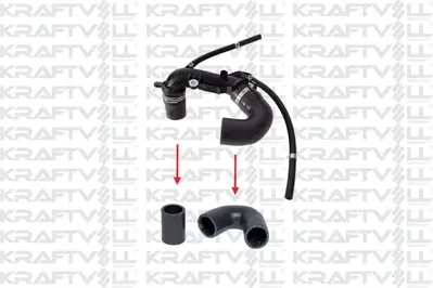 KRAFTVOLL 10034602 Turbo Borusu Hortumu 3 Kat Polyester Kullanılmıstır Renault Kangoo Iı 1.5 Dcı Renault Clıo Iı / Clıo