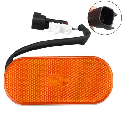 KRAFTVOLL 21030575 Yan Govde Sınyal Lambası (Komple) Transıt V363 14 />  Ledler Kablolar Dahıl