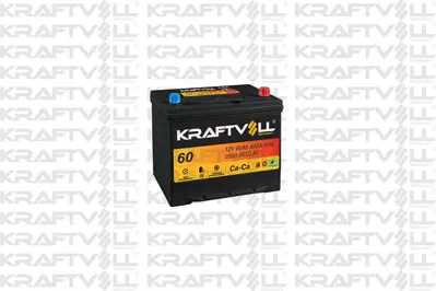 KRAFTVOLL 18010008 Aku 12v 60 Ah D23 (230×173×222) Asya