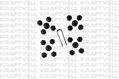 KRAFTVOLL 21030300 Bıjon Kapağı Takım Sıyah  20 Adet (16 Normal 4 Sıfrelı Ve Cıkarma Aparatı) A1 A3 A4 A5 A6 A7 A8 Q3 Q 