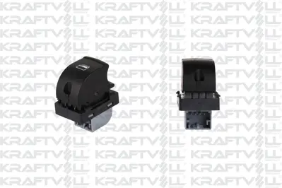 KRAFTVOLL 04050035 Cam Acma Kapama Anahtarı Yolcu Tarafı Teklı A3 04>13 A6 05>11 Q7 07>11