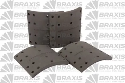 BRAXIS AC5009 Ilave Dingil Balatası On Arka Pabuc Cargo Intercooler 20cm En