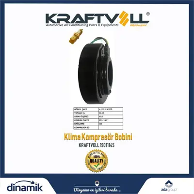 KRAFTVOLL 19011145 Klima Kompresor Bobini Peugeot Zxl-12v