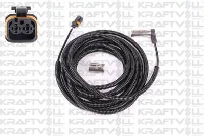 KRAFTVOLL 05090578 Abs Sensörü Ön Sol Kampana Tıp ( 3900 Mm )b Tıpı Sıyah Fıs( Spıral Korumalı ) Man Tga 00> Tgx Tgs 07