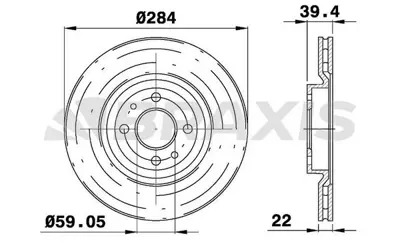 BRAXIS AE0172 Fren Dıskı On Punto 1.9jtd 03> Tıpo 2.0 91>95 Alfa Romeo 145 146 155 1.8 2.0 95>01 46427949, 82462136, 46403958, 46427947, 60811890, 60812067, 60811878, 60812137, 71738906, 51896287