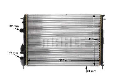 BEHR MAHLE CR 493 000S Su Radyatörü 7700425842 7711135327 8200189286 7701352976 7700429769 7701499953 8200062691 2140000QAZ 7700428082 7700428658