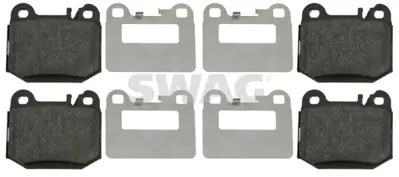 SWAG 10916437 Fren Balatası Arka Ml-Class W163 98>05 A1634200720 A163420072037 A1634200920 A163420092027 A1634201120 1634200720 163420072037 1634200920 163420092027 1634201120
