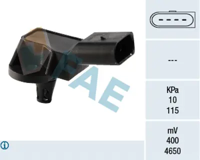 FAE 15043 Emme Manifold Basınç Sensörü A3 1.6fsı 369980411 3D906051 36906051 279980411 3C906051F 3C906051E 3C906051 6G906051 3D906051A 36906051D