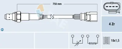 FAE 77508 Lambda Sensörü 1.4tsı Cpta 