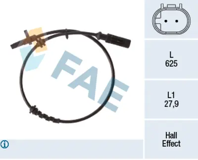 FAE 78267 Abs Sensörü Arka Corsa-D 