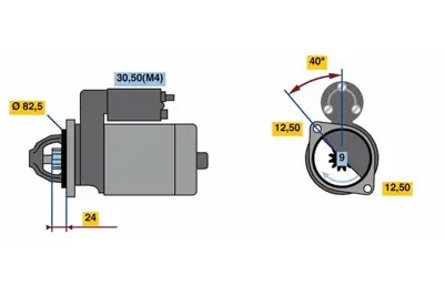 BOSCH 0 001 109 359 Marş Motoru 