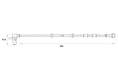 BOSCH 0 265 006 425 Hız Sensörü Teker S40 01>03 99>03 95>99 2.0t 1.6 1.8 