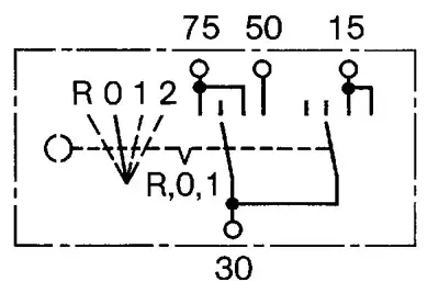BOSCH 0 342 309 003 Ateşleme/Start Şalterı 854908200 A0005452513
