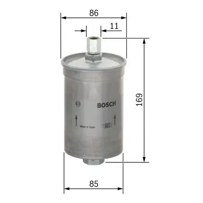 BOSCH 0 450 905 177 Yakıt Filtresi A0024774401