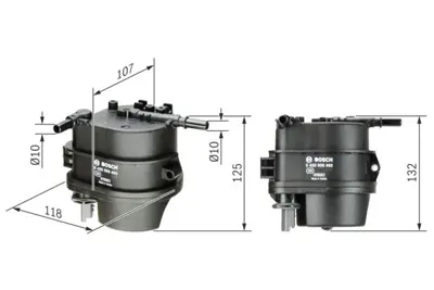 BOSCH 0 450 906 460 Mazot Fıltresı P107 P206 P207 P307 C1 C2 C3 Nemo Bıpper 1.4hd I Fıesta Fusıon 1.4tdcı 02> Isıtıcılı 9646231080 SU00100794 Y40520490A