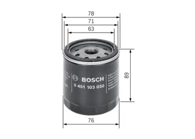 BOSCH 0 451 103 050 Yag Fıltresı 11507425101 5009088 7701415061
