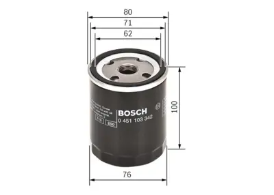 BOSCH 0 451 103 342 Yag Fıltresı LPX100590