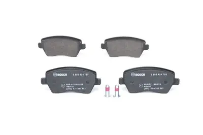BOSCH 0 986 424 795 Fren Balata Renault Captur Clıo Iv  /Nıssan-Mıcra 01/03 On 0986tb2448 Gdb3332 8671016692 A4154210510 D1060BH40A