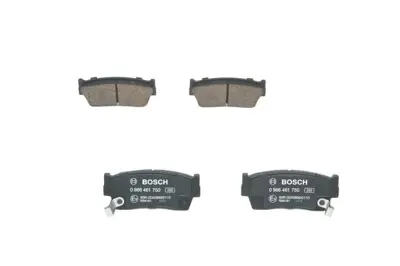 BOSCH 0 986 461 750 Dısk Balata Vıtara 1.6 03.1988 - 03.1998; Vıtara 1.6ı Cabrıo 01.1993 - 03.1998; Vıtara 1.6 (Bae) V9118S008
