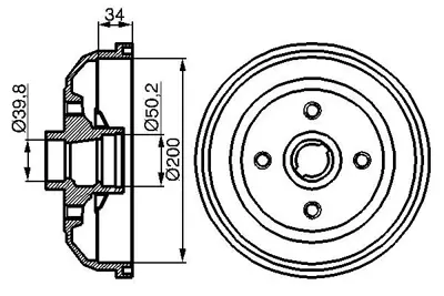 BOSCH 0 986 477 056 Fren Kampanası 90509107