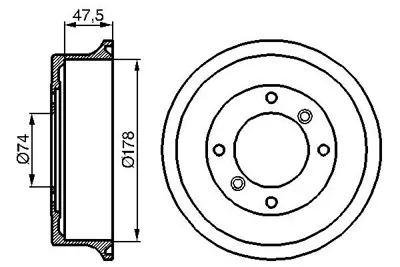 BOSCH 0 986 477 062 Fren Kampanası GDB105