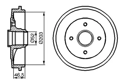 BOSCH 0 986 477 127 Fren Kampanası 180 / 63 Mm 4351183E50000 9208531