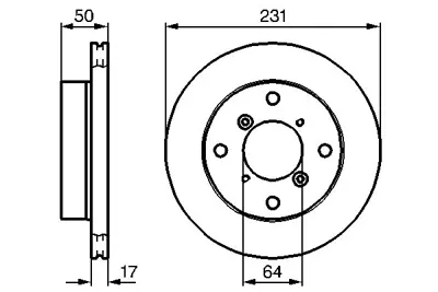 BOSCH 0 986 478 721 Fren Dıskı 91172987 96067908