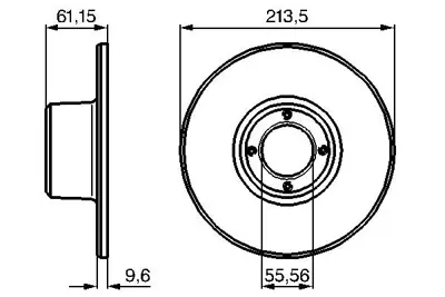 BOSCH 0 986 478 811 Fren Dıskı GBD90806