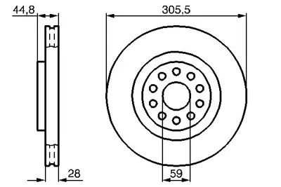 BOSCH 0 986 478 963 Fren Dıskı 46776750